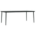 thumbnail image 3 of vidaXL 7 Piece Garden Dining Set Black, 3 of 4