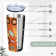 thumbnail image 6 of Kll Monster Truck,Truck Cartoon Stainless Stainless Steel Vacuum Insulated Coffee Cup 20 Oz Lids And Straws,1 Metal Straws,1 Cleaning Brush, 6 of 9