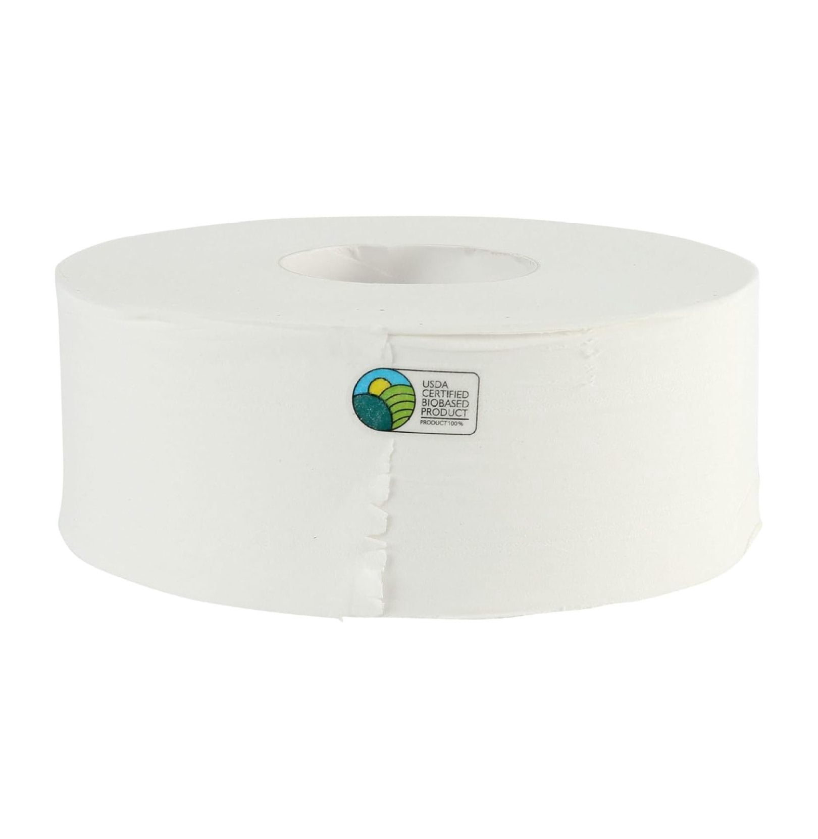 JRT Bath Tissue Jumbo Roll, 12 Rolls - 1000 ft 2-Ply White Toilet Paper - Septic Safe, Embossed, Long Lasting - for Home, Office, and Commercial Use
