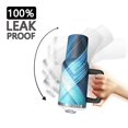 thumbnail image 3 of 40oz Tumbler with Handle and Straw, Vacuum Insulated Stainless Steel Travel Mug, Fits Car Cup Holder, Abstract Colorful Print, 3 of 6