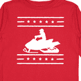 thumbnail image 4 of Inktastic Snowmobile Gift Silhouette Boys or Girls Long Sleeve Toddler T-Shirt, 4 of 5