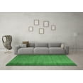 thumbnail image 3 of Ahgly Company Indoor Square Abstract Emerald Green Modern Area Rugs, 4' Square, 3 of 4