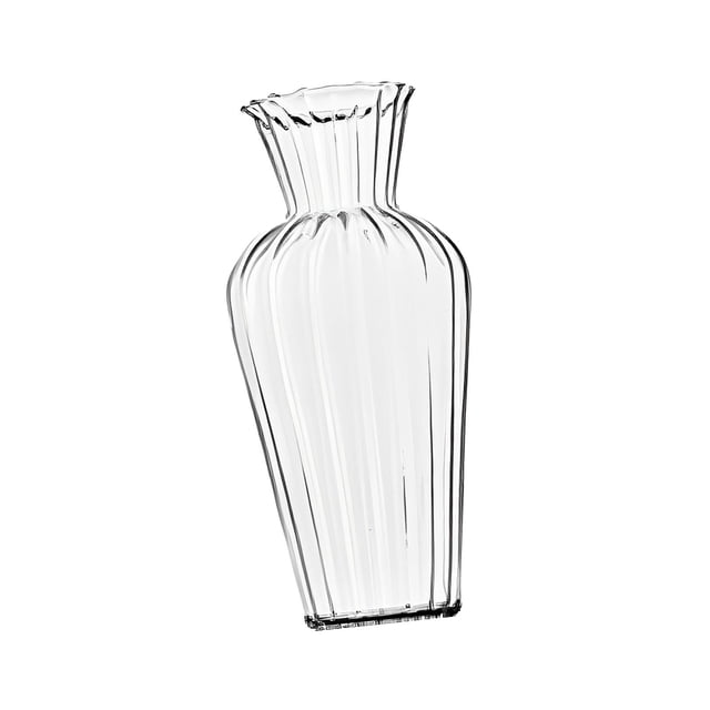 Jarrón de vidrio para flores, soporte para accesorios de jardín para propagación de plantas, jarrón de vidrio transparente Raya modelo B