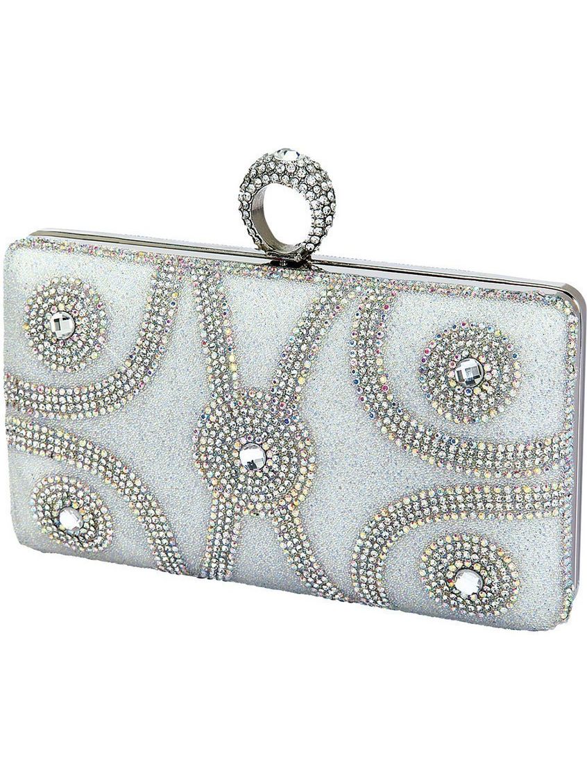 womens silver purse
