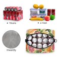 thumbnail image 4 of FORMRS Reusable Lunch Bag for Work School Leakproof Insulated Cooler with Adjustable Shoulder Strap, Citrus Leaves, 4 of 6