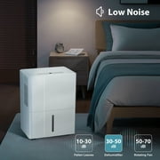 Auseo22 Pint Dehumidifier, 1000 Sq.Ft Coverage Area, 24H Timer & Sleep Mode, Filter Cleaning, Basement/Bedroom