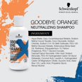 thumbnail image 2 of 2 Pack GOODBYE ORANGE Neutralizing Wash Shampoo – Color Balancing for unwanted orange and red undertones – Cleansing Vegan Hair Care with Blue- greenish pigments, 33.8oz w/Pumps by NJLE, 2 of 5