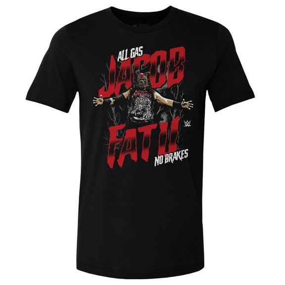 Men's 500 Level Black Jacob Fatu All Gas No Brakes T-Shirt