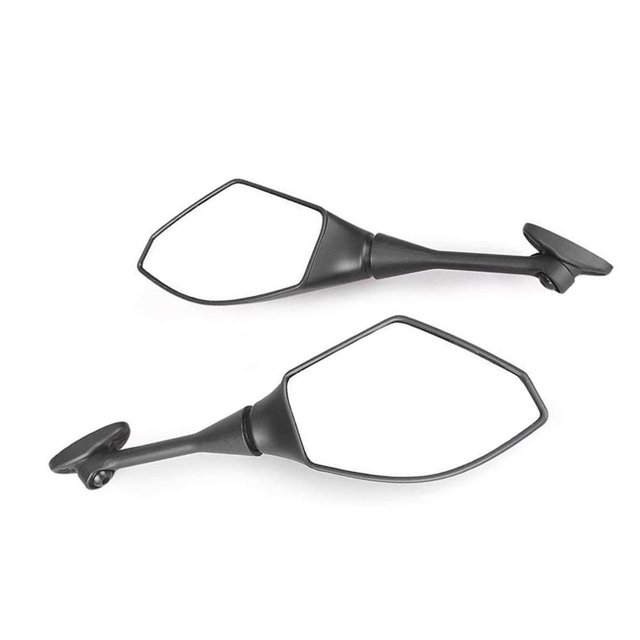Kenally 2 uds espejo retrovisor para motocicleta luz cálida negro motocicleta Led intermitente espejo Accesorios para motos No.1 Kenally VI008819-01