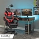 thumbnail image 4 of Silla Gamer Lumax Ergonómica Reclinable Color Rojo, 4 of 6