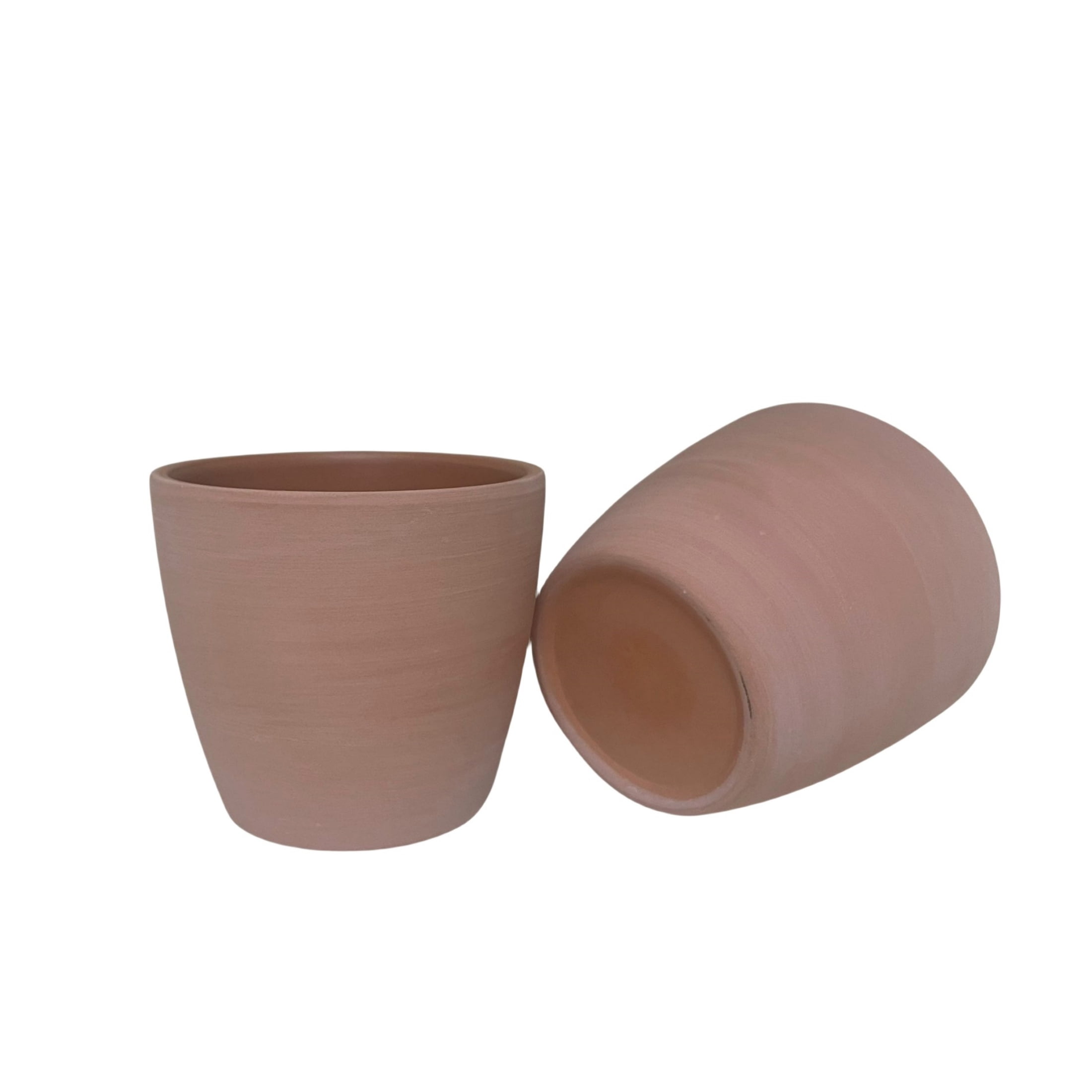 10pcs Pack Egg shape Terracotta Pots, 3 Inch Red Clay Planter Pots with NOT Drainage. Pottery Succulent Planter, Garden Cactus Flower Planters with White Wash