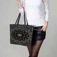 thumbnail image 6 of Paisley Pattern Woman Leather Handbags Large Tote Bag Fashion Portable Handbags With Zipper, 6 of 7