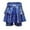 Blue, variant on Sparkly Sequin Girls Dance Dress with Tutu Skirt and Shorts, Layered Stars Design for Performance Play Sun Party Occasions, Ages 2-8