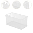 thumbnail image 6 of Baoblaze CD Storage Box Multifunction Mesh Open Storage Bin for Laundry Garage Closet White, 6 of 8