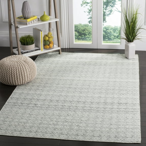 SAFAVIEH Kilim KLM721B Handwoven Ivory / Silver Rug