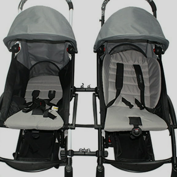 YOSADIER Baby Stroller Connecting Set, 1 Adjustable Black Practical for Secure Baby Gear