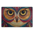 thumbnail image 2 of Non-Slip Area Rug 31"x20" Indoor Washable Floor Mats Carpet Printed for Living Room, Bedroom, Home Decor Colorful Owl Face, 2 of 7