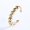 Gold, variant on New Product Rotating Micro-motion Beads Women's Men's Anxiety Ring Adjustable Thin Bead Ring
