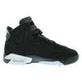 thumbnail image 2 of Nike Jordan 6 Retro GS Boys Shoes Size 3.5, Color: Black/Metallic Silver, 2 of 4