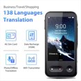 thumbnail image 3 of Traductor de Voz Inteligente Portátil Internet 4G 138 Idiomas Tiempo Real en Línea Traducción Instantánea Fuera de Línea Conversión AI, 3 of 5