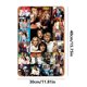 thumbnail image 5 of Placa Metal Vintage Banda ABBA Pintura Hierro Rectangular Arte La Pared 30x40cm, 5 of 9