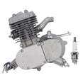 thumbnail image 1 of Motor de bicicleta motorizado de 2 tiempos, 80CC, motor de gasolina refrigerado por aire de un solo cilindro para conversión de bicicleta, 1 of 14