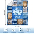 thumbnail image 4 of Fathers Day Son Gifts, Gifts for Son, Son Gifts from Mom Dad, Adult Son Gift Ideas, Birthday Gifts for Son, Gifts for Adult Grown Son, Son Graduation Gifts, to My Son Blanket 50"x60", 4 of 6