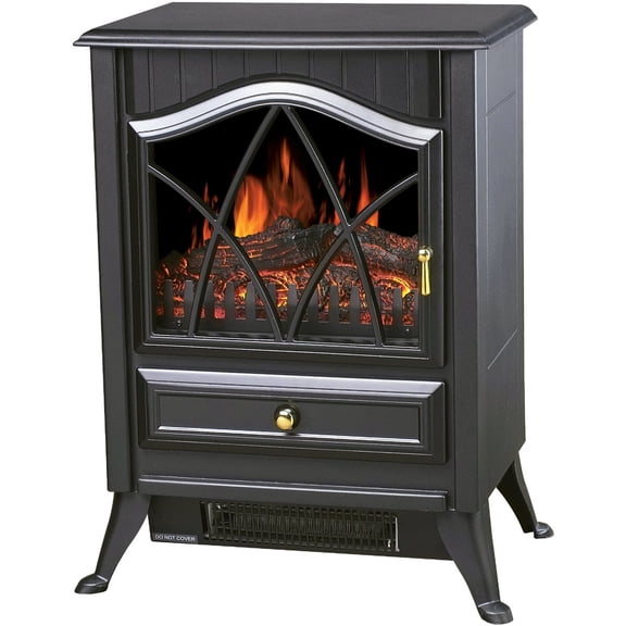 World Marketing Company World Marketing Comfort Glow ES4215 The Ashton Compact Electric Stove - 1.50 kW - Black — Residential Use, Standard Application