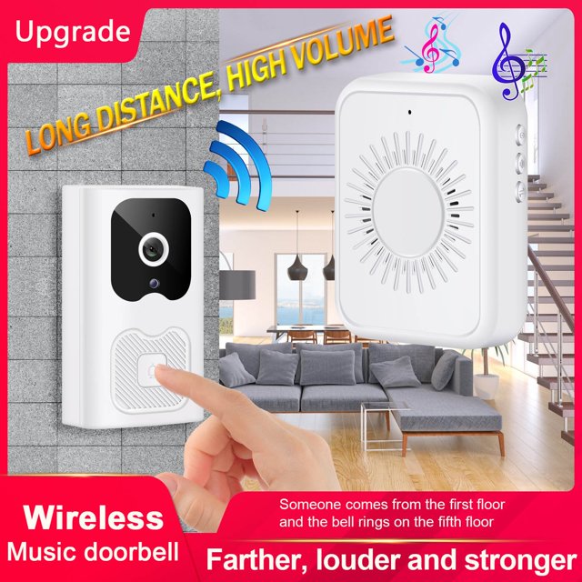 Daisyyozoid Wholesale Video Doorbell Visual Voice Real-time Intercom Chime HD Night Vision IP WiFi Smart Alarm Door Bell For Home Security