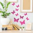 thumbnail image 6 of Hometravel Glows in the Dark Pink Butterflies, Luminous Stickers for Door Window Decor, Self Adhesive Wall Decals for Room and Home Decoration, 6 of 7