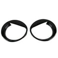 thumbnail image 3 of Tekuisi Front Headlight Lamp Cover Decor-Black for Jeep for Angry 2011-17, 3 of 5
