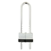 Hyper Tough Laminated Steel 44mm Keyed Padlock with Adjustable 2.4in - 4.73in Shackle