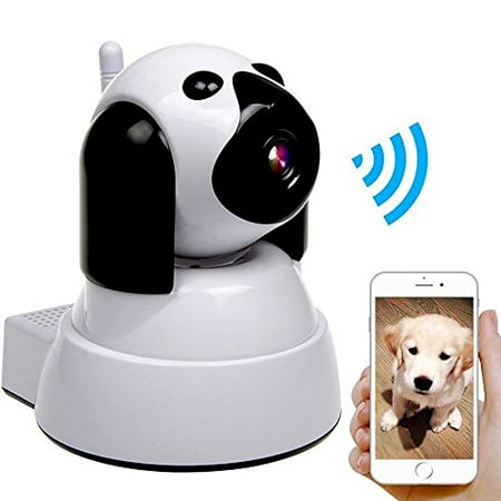 Dog IP Cam White Wireless Security Camera HD 720P WiFi Baby Cam Pet (Best Pet Monitoring Camera)