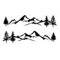 thumbnail image 2 of 2Pcs Autocollants de Voiture Mode Imperméable Arbre Forêt Scène Autocollant Réfléchissant Autocollant PVC Decal SUV RV Remorque Automobile Décor Véhicule, 2 of 6