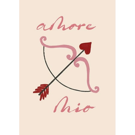 Amore Mio Print Wall Art, Modern Wall Decor For Living Room Bedroom, 8x12 UNFRAMED