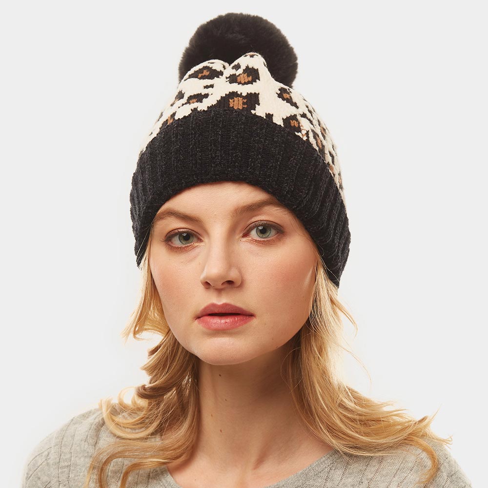 winter pom pom beanie