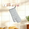 thumbnail image 6 of SLYNSHome Cotton Oven Mitts - Heat Resistance - 7x13 inch - Insulated Gloves with Quilted Liner Oven Gloves for Microwave/Hot Plates Kitchen Gadget, 6 of 6