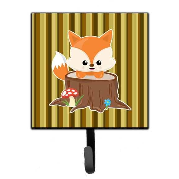Baby Fox Tree Stripes Leash or Key Holder
