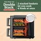 thumbnail image 3 of Ninja DoubleStack XL Freidora de Aire de 10 Cuartos y 2 Cestas, 3 of 5