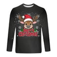 thumbnail image 4 of Hipattires Mens Christmas Shirts Big and Tall Tops Pullover Lightweight Plus Size Crewneck Tops for Men Long Sleeve, 4 of 5