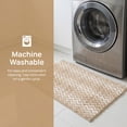 thumbnail image 7 of Unique Bargains Ultra Soft Non Slip Machine Washable Chenille Bath Mat Khaki 24" x 16", 7 of 7