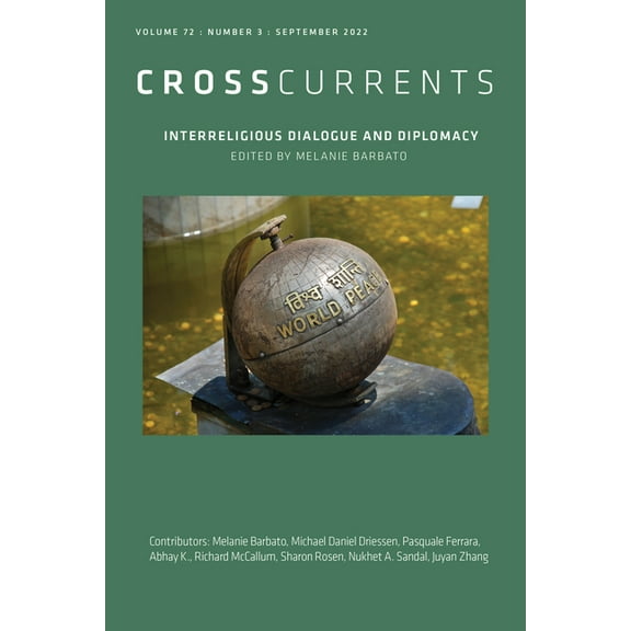 Crosscurrents: Interreligious Dialogue and Diplomacy: Volume 72, Number 3, September 2022, (Paperback)
