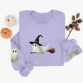 thumbnail image 6 of Jsaierl Halloween Sweatshirts for Women Plus Size Ghost Graphic Pullovers Trendy Loose Fit Crewneck Long Sleeve Sweater Tops Halloween Costumes, Sizes S-2XL, 6 of 6