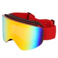 thumbnail image 2 of Unisex Adulto Al Aire Libre Doble Lente Magnitic Vista Grande Esquí Ciclismo Gafas Máscara GafasRojo, 2 of 10
