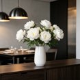 thumbnail image 5 of Springs Flowers Artificial Silk Peony Bouquets Wedding Home Decoration,Pack of 1 (Spring White), 5 of 6