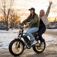 thumbnail image 5 of TST Electric Bike for Adults, 750W Motor 20"x4" Fat Tire E Bicycle, E Mountain Bike, 48V/15Ah Battery SGS, Dual Suspension, 7 Speeds, 5 of 9