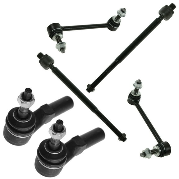 TRQ Front Inner Outer Tie Rod End Sway Bar Link Suspension Steering Kit Set 6pc PSA59407 Fits select: 2005-2006 CHRYSLER 300C, 2006-2010 DODGE CHARGER