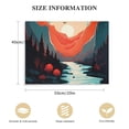 thumbnail image 2 of PIKWEEK  Posters Landscape Pictures Wall Art, Nature Prints Mountain Painting Wall Art, Abstract Nature Wall Art, Scandinavian Wall Art, 2 of 5