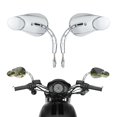 thumbnail image 4 of VPZMT Espejos retrovisores/espejos de visión dividida para Harley Davidson la mayoría de los modelos Road King Street Glide Road Glide Softail Iron 883 Iron 1200 Deluxe Fatboy Sport Glide XG500 XG750, 4 of 5