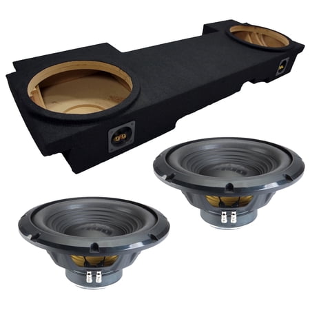 Alpine fits 02-13 Chevy Avalanche Sealed Dual 12" W12S4 Loaded Subwoofer Sub Box Enclosure 500W RMS 4 Ohm